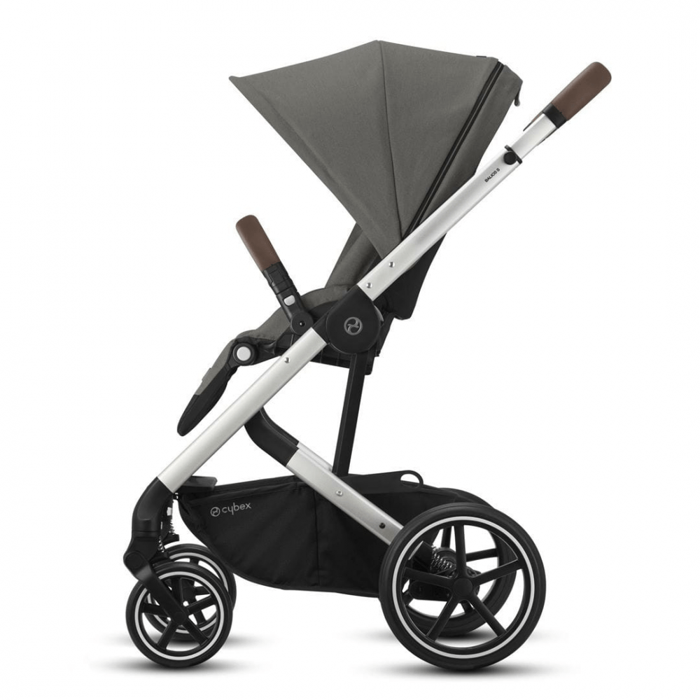 Cybex Balios S Lux (Silver Frame) - Soho Grey