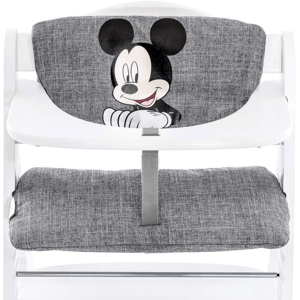 Photos - Highchair Hauck Disney Alpha  Pad Deluxe - Mickey Grey BSR12425MKY 