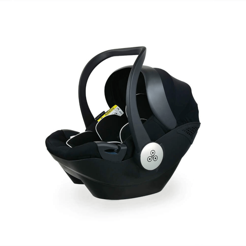Ickle Bubba Stomp V3 i-Size Travel System with ISOFIX Base - Black on Silver Frame - Image 6