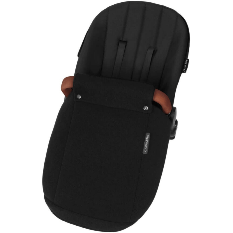 Ickle Bubba Stomp V3 i-Size Travel System with ISOFIX Base - Black on Silver Frame - Image 8