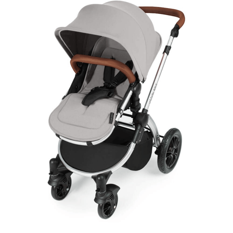 Ickle Bubba Stomp V3 i-Size Travel System with ISOFIX Base - Silver On Silver Frame - Image 4