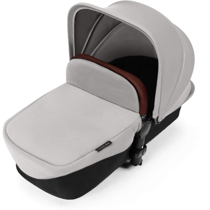Ickle Bubba Stomp V3 i-Size Travel System with ISOFIX Base - Silver On Silver Frame - Image 7
