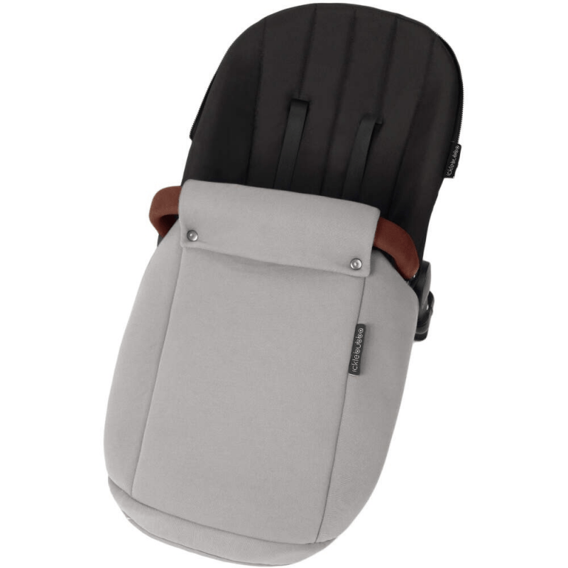 Ickle Bubba Stomp V3 i-Size Travel System with ISOFIX Base - Silver On Silver Frame - Image 8