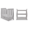 Obaby Stamford Space Saver 2 Piece Room Set - Warm Grey