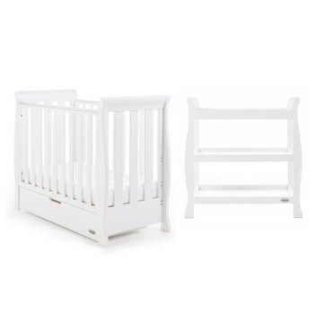 Obaby Stamford Space Saver 2 Piece Room Set - White