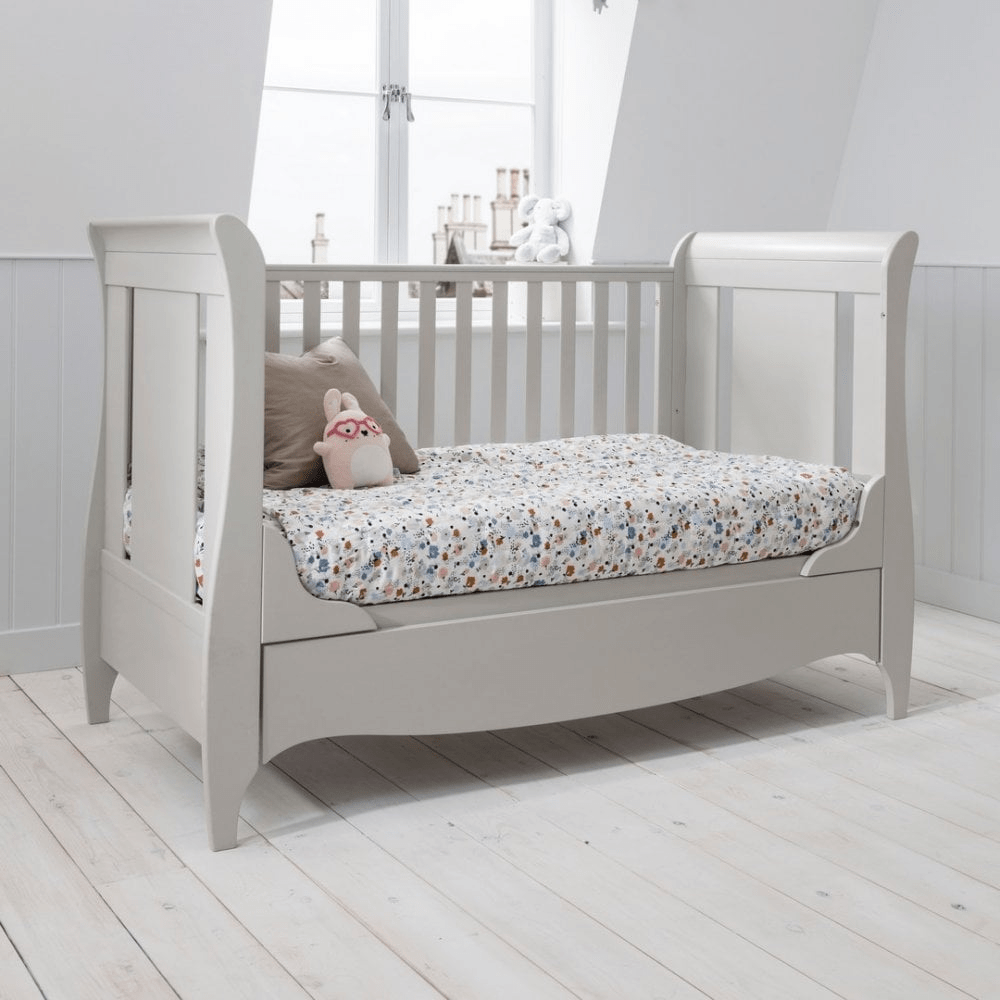 Tutti Bambini Roma Sleigh Cot Bed - Linen