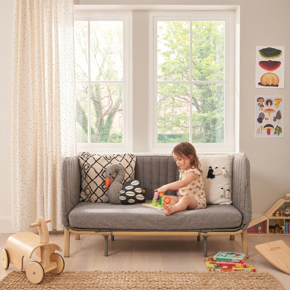 Tutti Bambini Cozee XL Junior Bed & Sofa Expansion Pack - Oak and Charcoal
