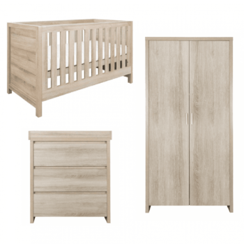 Tutti Bambini Modena 3 Piece Room Set - Oak