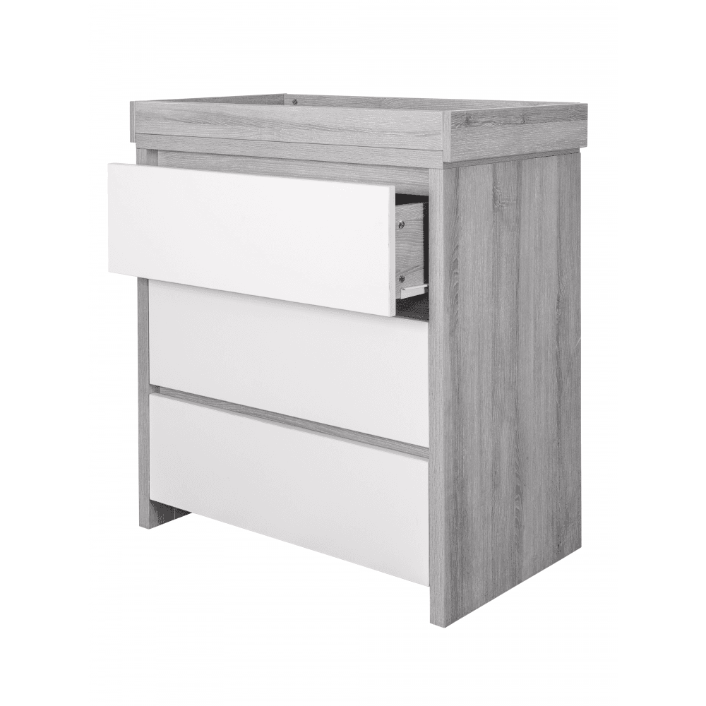 Tutti Bambini Modena Chest Changer - Grey Ash/White