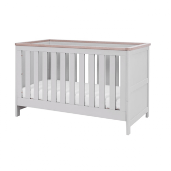Tutti Bambini Verona Cot Bed - Dove Grey and Oak