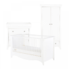Cuddleco Clara 3 Piece Room Set - Satin White
