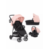 Hauck Rapid 4R Plus Trio Set 3 in 1 Travel System - Rose