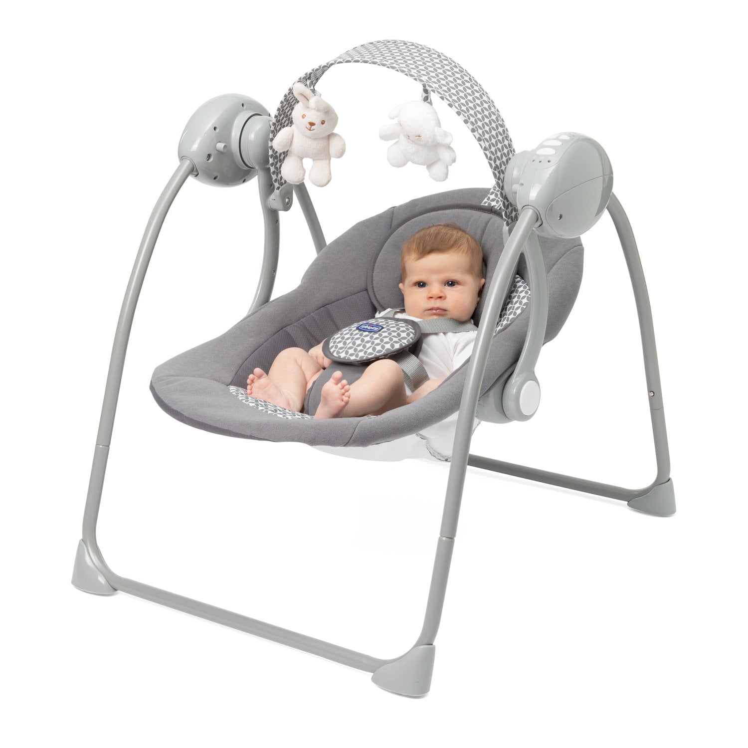 Chicco Relax and Play Swing - Dark Grey