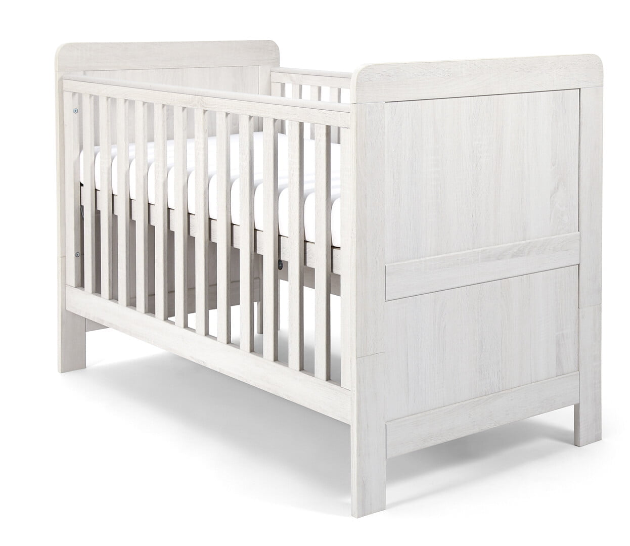 Photos - Cot Mamas & Papas Atlas  Bed - Nimbus White DSR14005WHT 