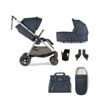 Mamas & Papas Flip XT3 Navy Flannel - Essentials Kit