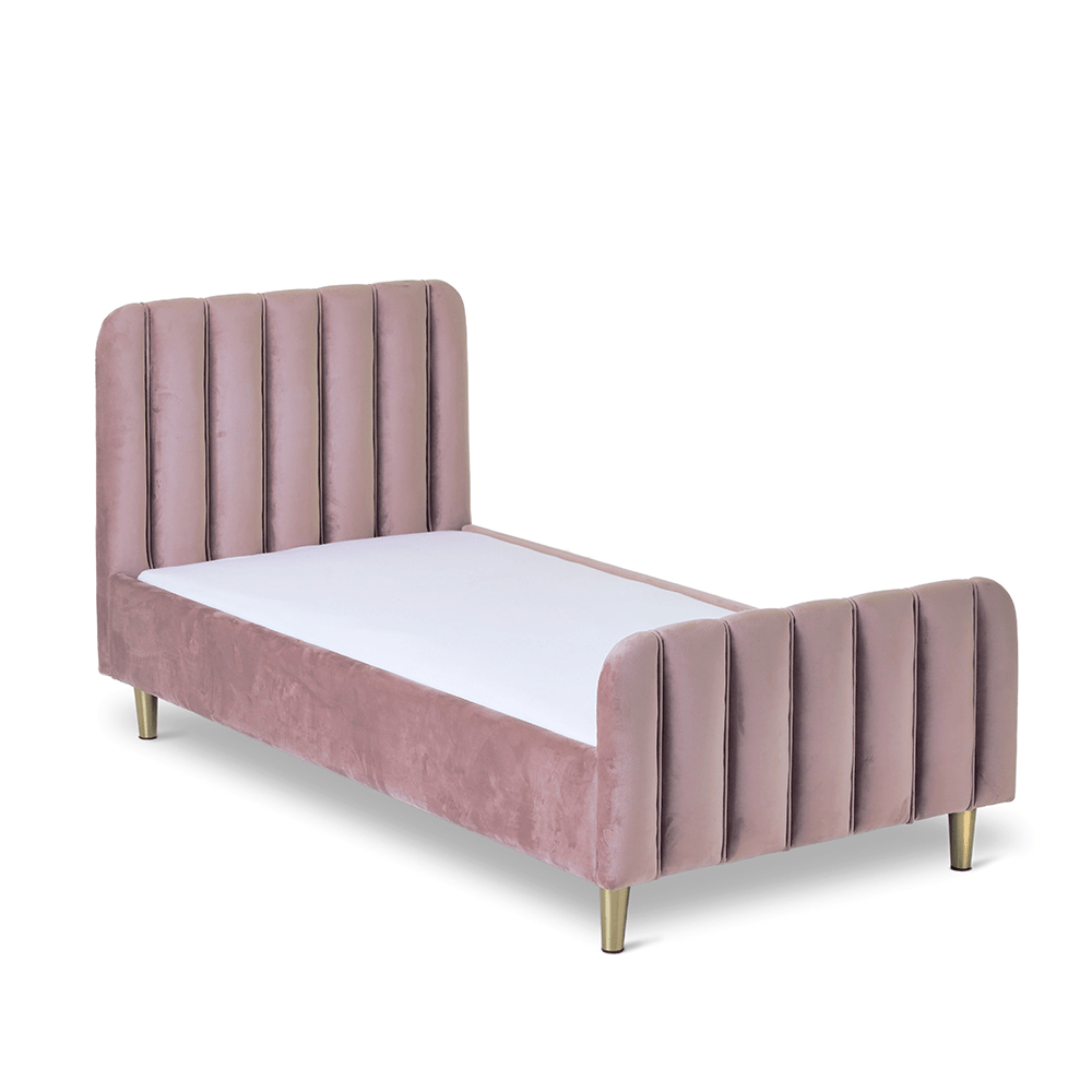 Photos - Cot Obaby Gatsby Toddler Bed - Velvet Pink DSR14099PNK 