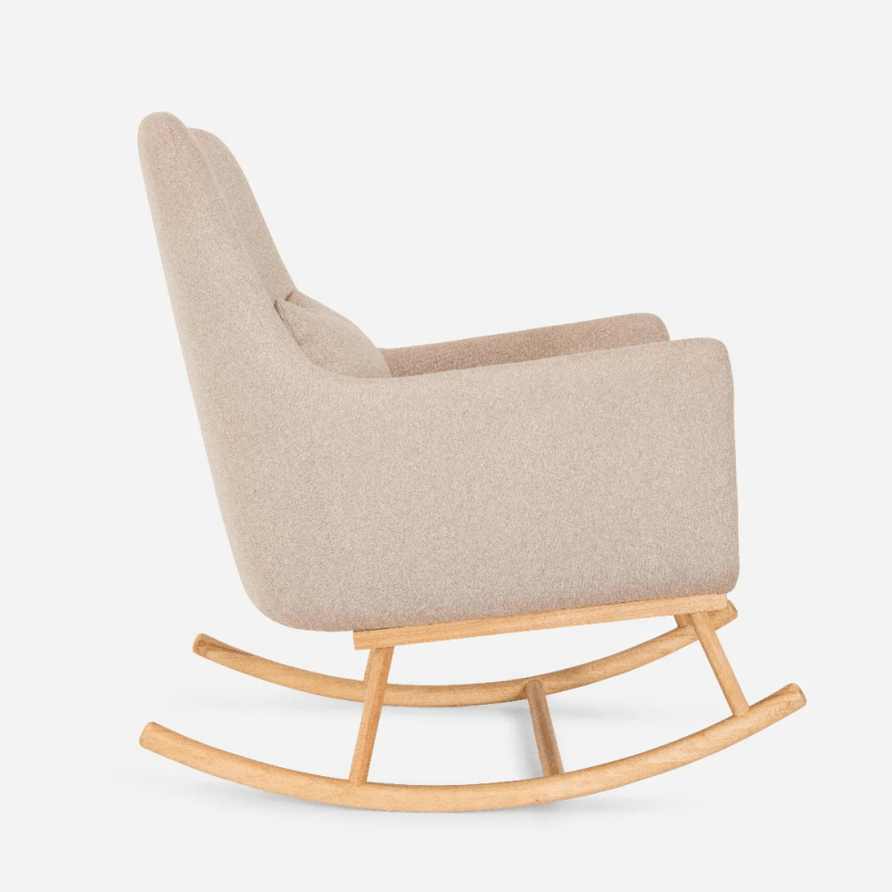 Tutti Bambini Oscar Rocking Chair & Pouffe Set - Stone