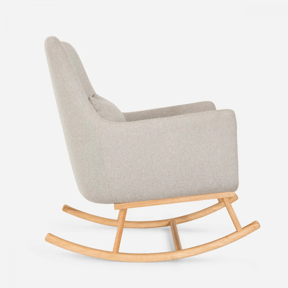 Tutti Bambini Oscar Rocking Chair & Pouffe Set - Pebble