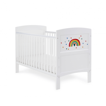 Obaby Grace Inspire Cot Bed – Rainbow – Multicolour