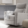 Obaby Savannah Swivel Glider Recliner Chair - Pebble