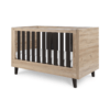 Tutti Bambini Como Cot Bed Distressed Oak & Slate Grey