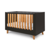 Tutti Bambini Como Cot Bed Slate Grey & Rosewood