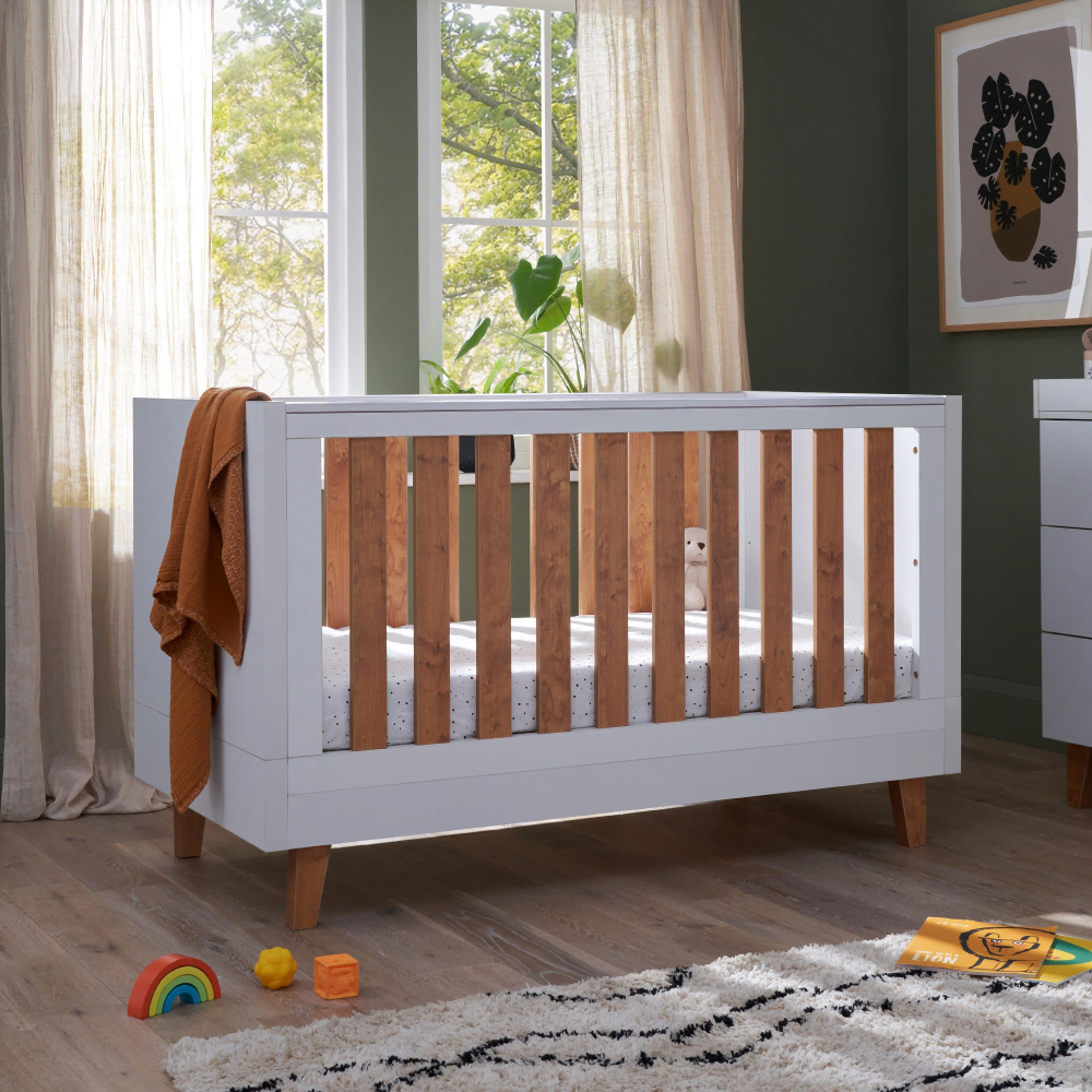 Tutti Bambini Como 2 Pcs Room Set White & Rosewood