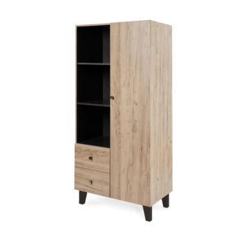 Tutti Bambini Como Wardrobe Distressed Oak & Slate Grey