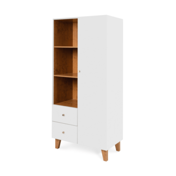 Tutti Bambini Como Wardrobe White & Rosewood