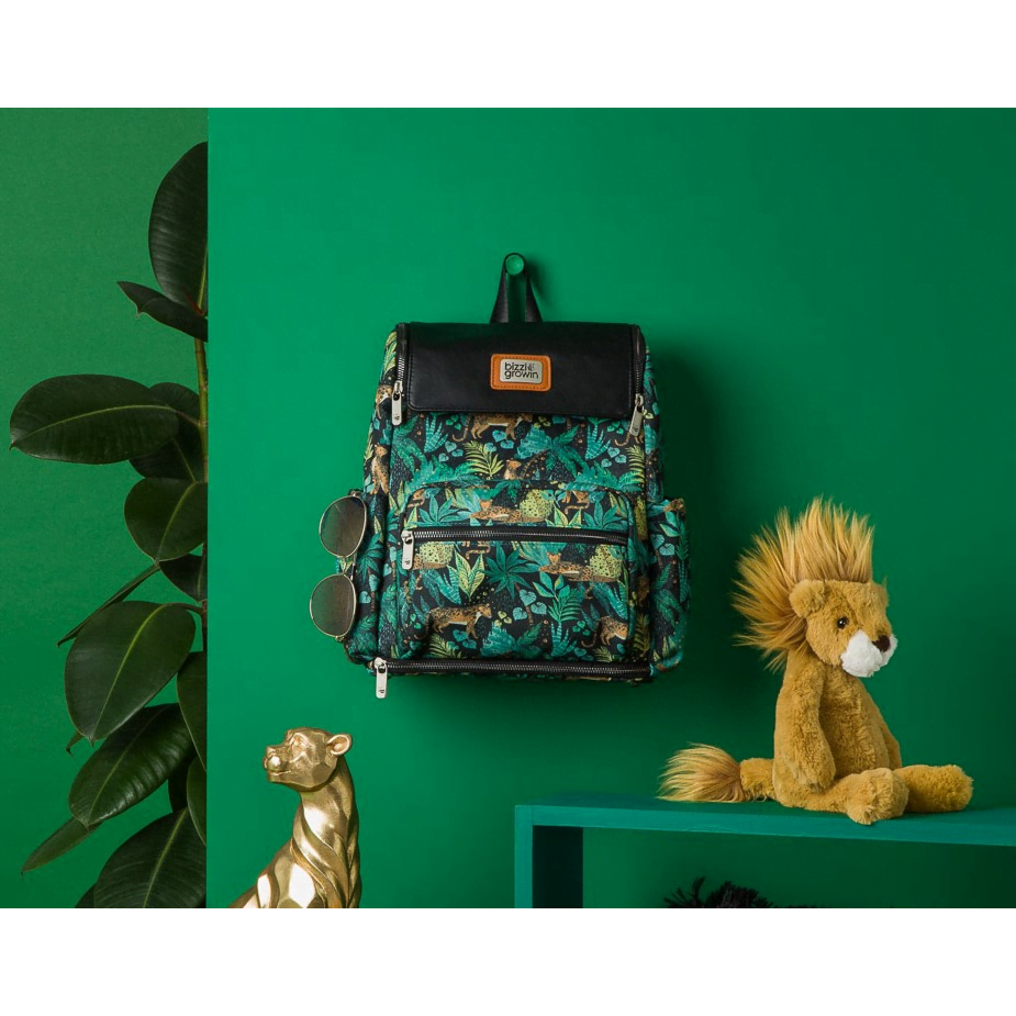 Bizzi Growin Changing Backpack - Jungle Roar