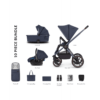 Venicci Tinum Special Edition 3 in 1 Travel System - Stylish Navy (10 Piece Bundle)