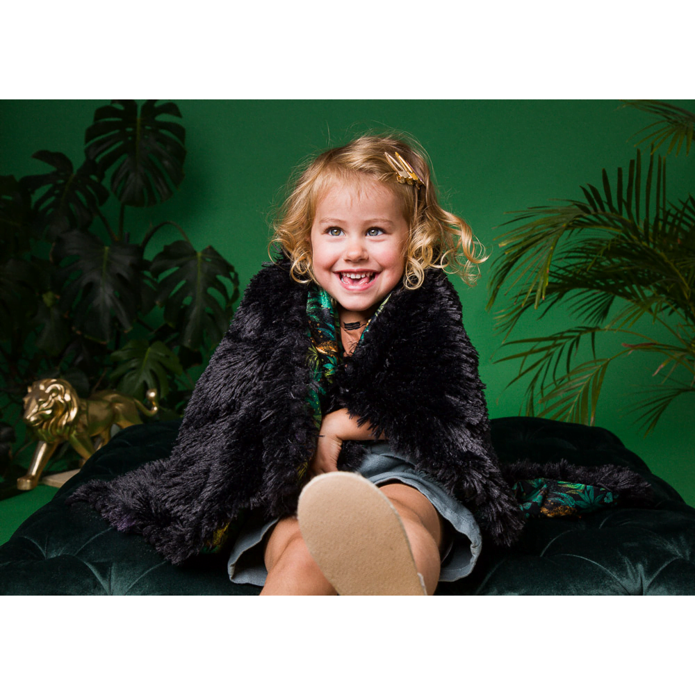 Bizzi Growin Koochicoo Baby Shawl - Jungle Roar