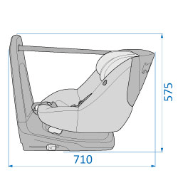 Maxi Cosi Axissfix Car Seat Authentic Graphite BabyMonitorsDirect
