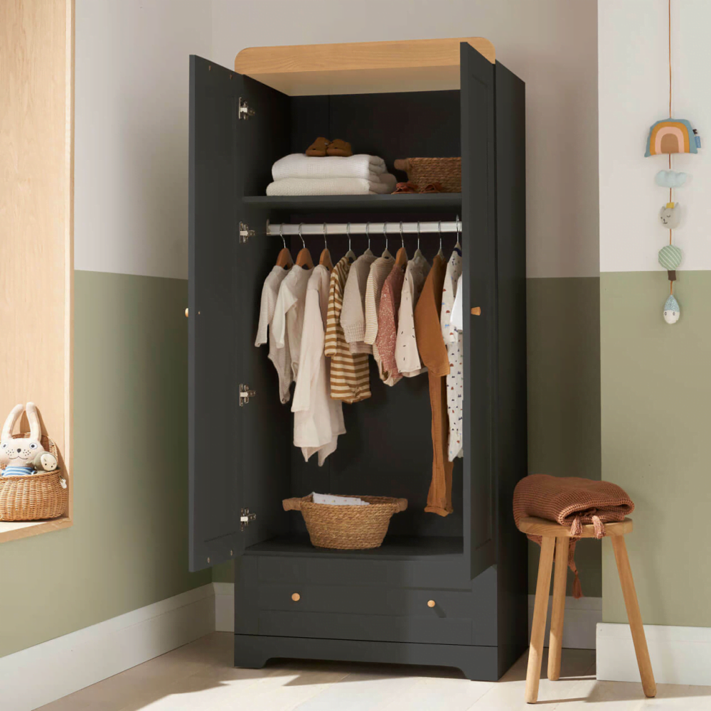 Tutti Bambini Rio Wardrobe - Slate & Oak