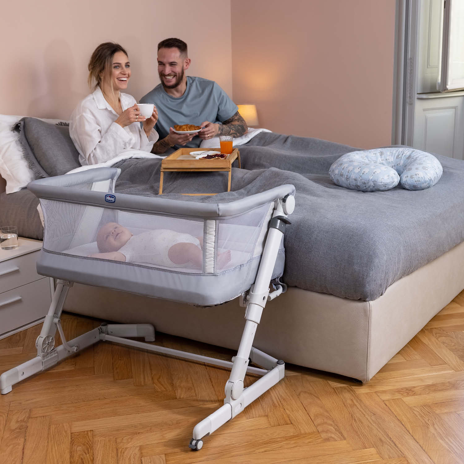 Chicco Next2Me Pop Up - Grey Mist