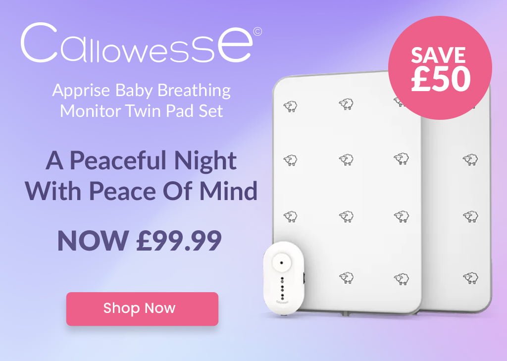 Callowesse Apprise Baby Breathing Monitor Twin Pad Set