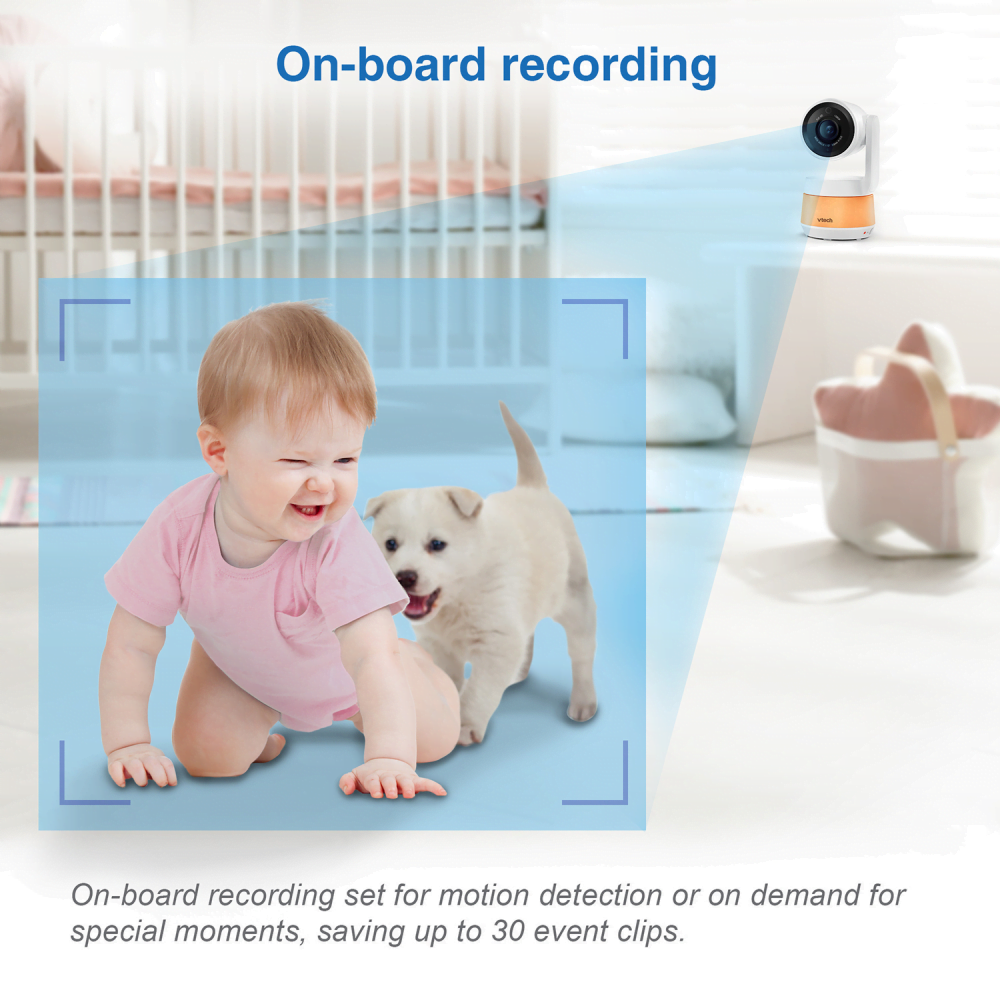 VTech RM7767HD Smart Wi-Fi Enabled Video Baby Monitor With Colour Night Vision