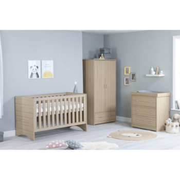 Babymore Veni 3 Piece Room Set - Oak