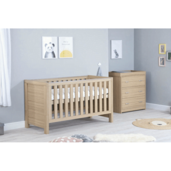 Babymore Luno 2 Piece Room Set - Oak