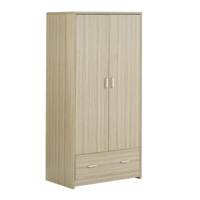 Babymore Luno Veni Wardrobe - Oak