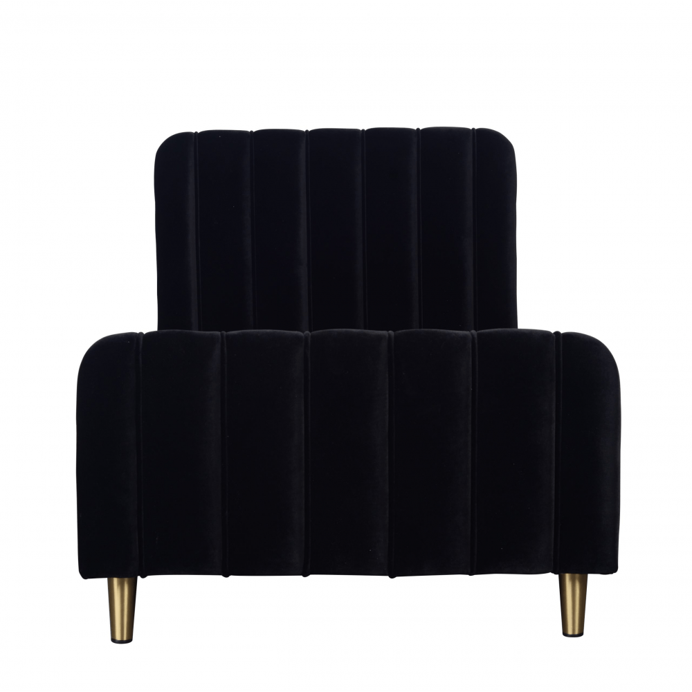 Obaby Gatsby Toddler Bed - Velvet Black