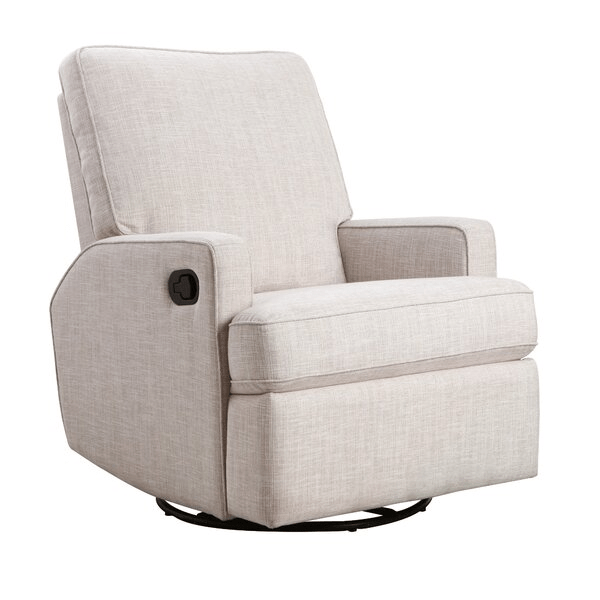 Obaby Madison Swivel Glider Recliner Chair - Oatmeal