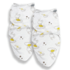 Callowesse Newborn Baby Swaddle - 0-3 Months - Bunny Dreams - Pack of 2