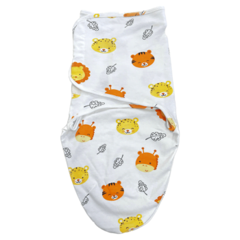 Callowesse Newborn Baby Swaddle - 0-3 Months - Safari Friends
