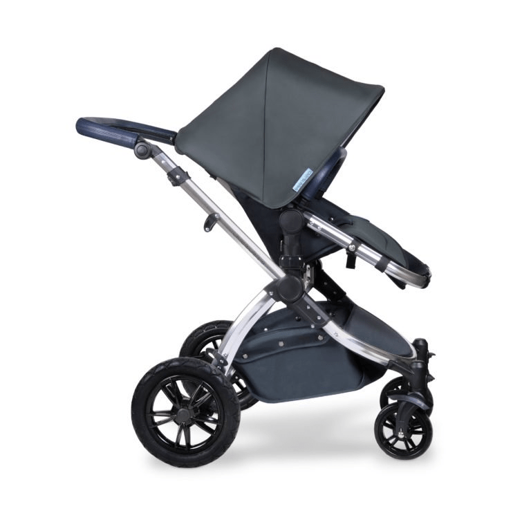 Ickle Bubba Stomp V4 i-Size Travel System With ISOFIX Base - Blueberry Chrome