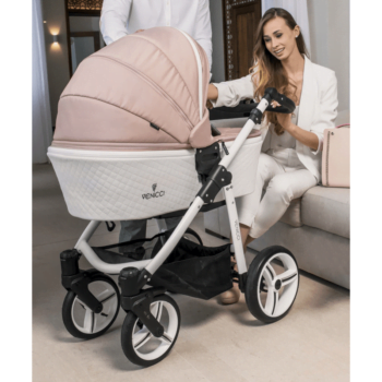 Venicci Pure 3 in 1 Travel System 10 Piece Bundle Rose