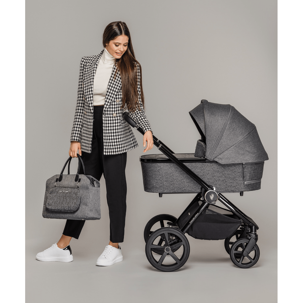 Venicci Tinum Upline 3 in 1 Travel System - Slate Grey