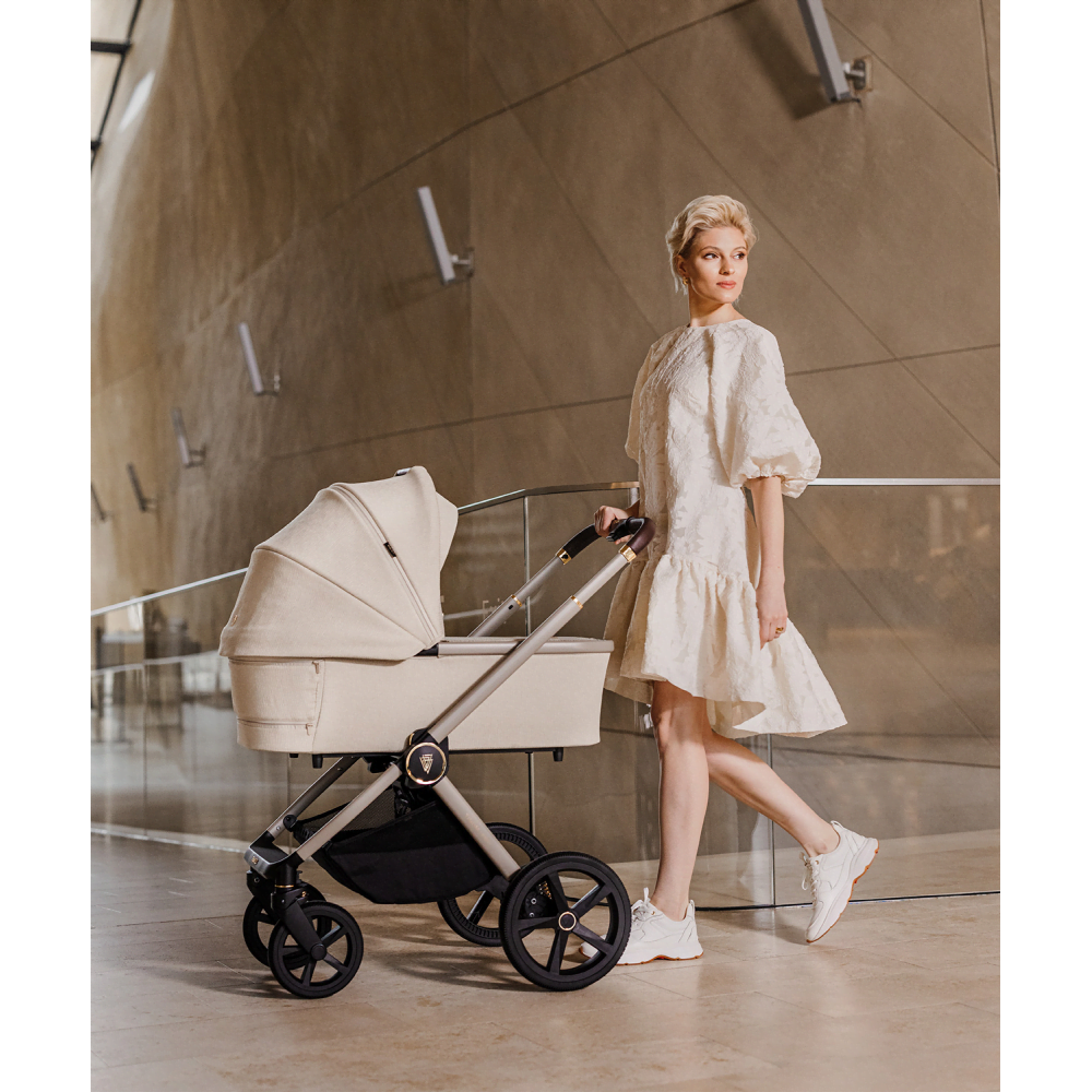 Venicci Tinum Upline 3 in 1 Travel System - Stone Beige