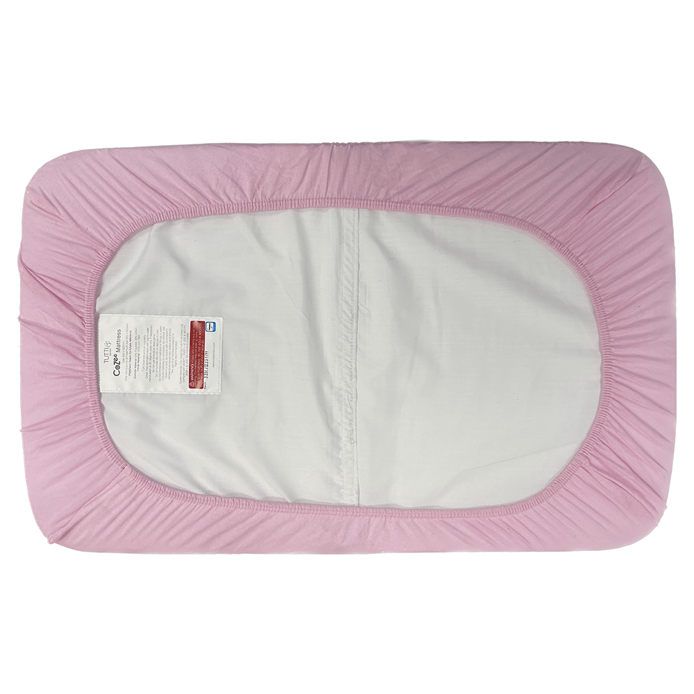Callowesse Bedside Crib 86 x 56cm Fitted Sheet - Pink - Pack of 2