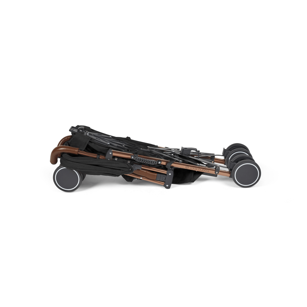 Ickle Bubba Discovery Prime Stroller Black BabyMonitorsDirect